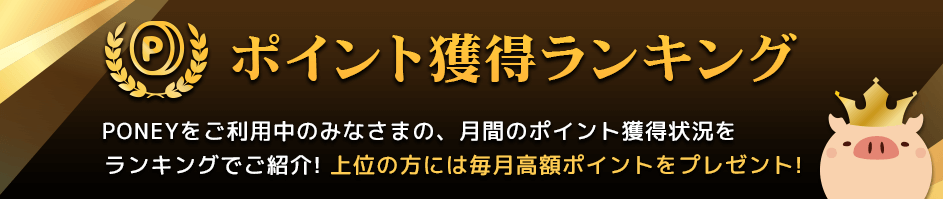 ポイント獲得ランキング